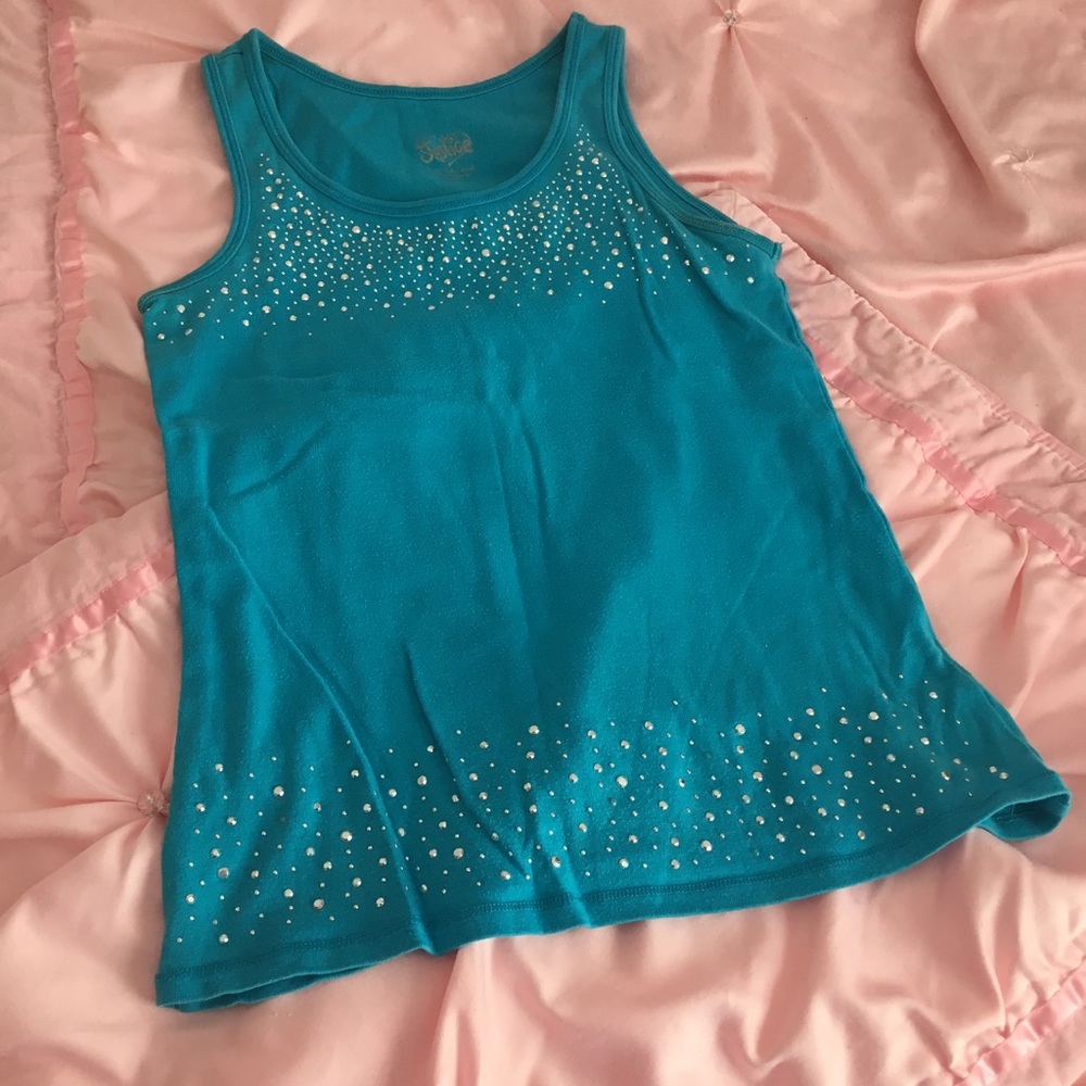 Blue tank top